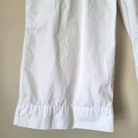 Lauren Ralph Lauren Wide Leg Cargo Capri Pants in White - Picture 7 of 16